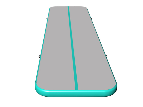 New gymnastic mats gray surface mint side air tumble tracks for sale