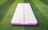 Unbelievable quality air tumble track gray surface purple side big gymnastics mats