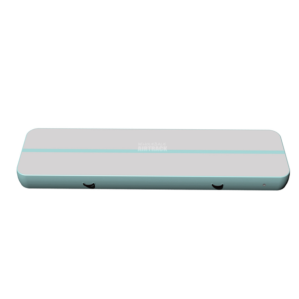 Top portable gray surface light mint side gymnastics tumble mat