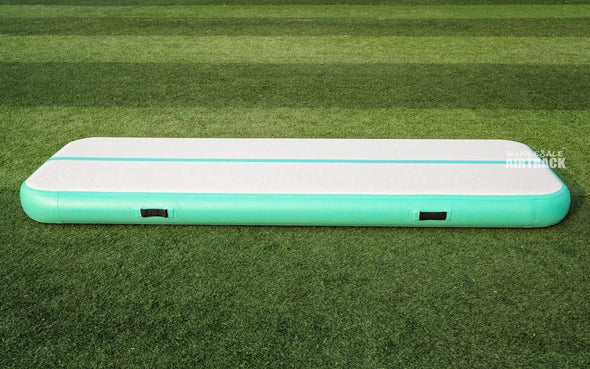 Beautiful Mint Green Air Tumble Track Gymnastics Mat