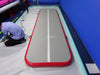 Gray surface red side air tumble tracks all about gymnastics, best quality inflatable tumble track