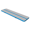 Factory tumble air mat gray surface light blue side air gymnastics track devices